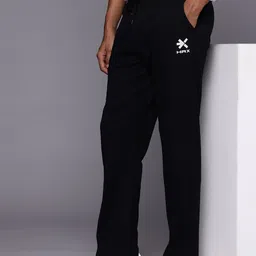 hrx by hrithik roshan Men Printed Black Track Pants-picture-5