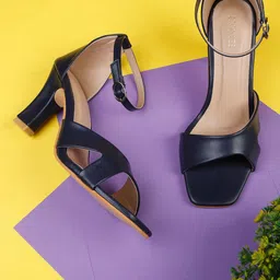 ICONICS Solid Block Heels-46