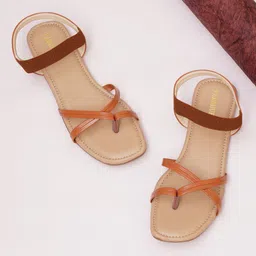 FABBHUE Strappy One Toe Flats-26