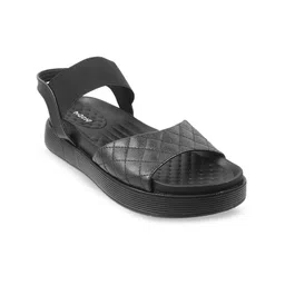 Mochi Women Textured Open Toe Flats-16