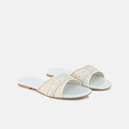 Elevato Basics Women Embellished Open Toe Flats-54