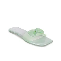 Mochi Women Open Toe Flats with Bows-image-21