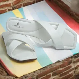 PLANET WALK Women One Toe Flats with Bows-55