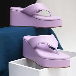 DressBerry Open Back Open Toe Wedges-48