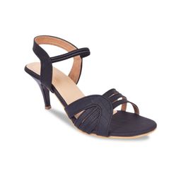 XE Looks Women Black Kitten Heels-36