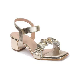 Carlton London Textured Open Toe Block Heels image 2