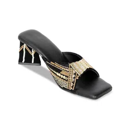 NR By Nidhi Rathi Embellished Block Heels image 4