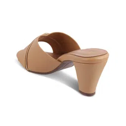 Tresmode Textured Open Toe Block Heels image 5
