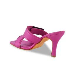 Try Me Double Straps Open Toe Slim Heels image 2