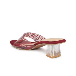 Inc 5 Printed Open Toe Block Heels image 5