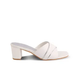Tresmode Textured Open Toe Block Heels image 5