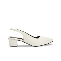ELLE Pointed Toe Block Mules With Backstrap image 4