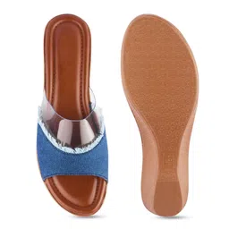 Try Me Printed Party Block Mules with Bows image 2