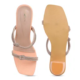 Shezone Embellished Block Heels image 5