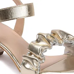 Carlton London Textured Open Toe Block Heels image 5