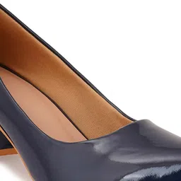 Walkfree Pointed Toe Block Heel Pumps image 3
