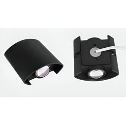 SPARK WORLD Black Quirky Abstract Shaped Wall Lamp image 2