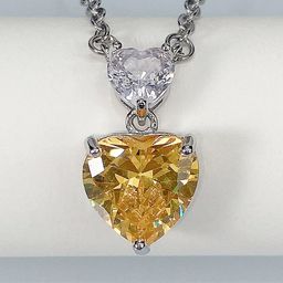 Jewels Galaxy Silver-Plated AD-Studded Pendant With Chain-image-17