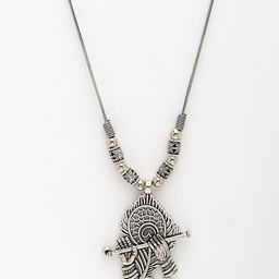 NVR Silver-Plated Square Pendants with Chains image 3