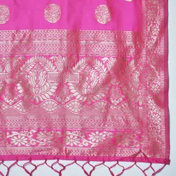 PPTOSS Ethnic Motifs Woven Design Kurta with Trousers & With Dupatta image 3