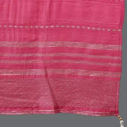 KALINI Yoke Design Regular Thread Work Kurta with Trousers & Dupatta image 4