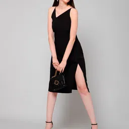 HAUTEQUE Shoulder Straps Straight Sheath Dress-picture-14