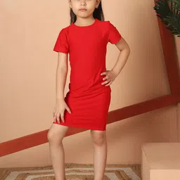 MINI & MING Round Neck Short Sleeves Sheath Dress-image-92