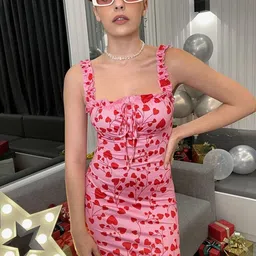 TANDUL Floral Print Sheath Dress-image-82