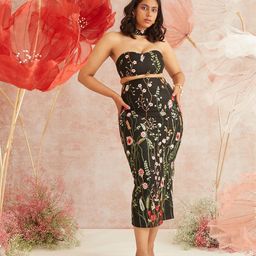 Lea Clothing Co. Floral Printed Crop Top and Skirts Co-Ords-picture-18