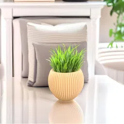 Akaar Orange 1 Pieces Fern Artificial Plant With Pot-20