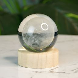 SOWPEACE Beige Luna Sphere Showpiece-image-0