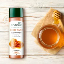 Biotique Honey Water Pore Tightening & Brightening Toner - 120ml-26
