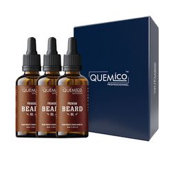 Quemico Professionnel Set of 3 Premium Beard Growth Sandalwood Oil - 35 ml each-9