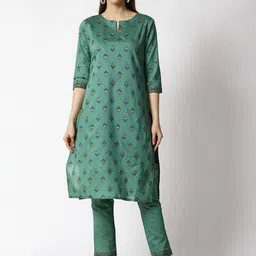 Prettify Women Ethnic Motifs Printed Kurta with Trousers-picture-43