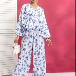 Vishudh Printed Tunic With Pants Co-Ords-image-25