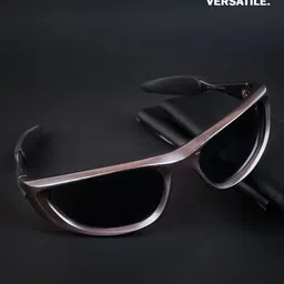Voyage Gunmetal-Toned Sports Sunglasses With Polarised And UV Protected Lens 5012MG4021Z-39