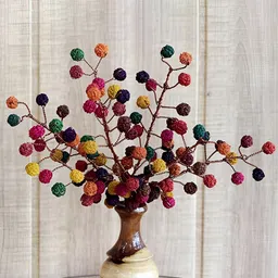 MITHILA Handicrafts Multicoloured Core With Pot-3