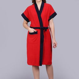 POORAK Women Terry Bath Robe-image-97