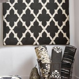 MYTRIDENT Dazzle Trellis Grey Melange  White Geometric Patterned 3155 GSM Floor Mat image 4