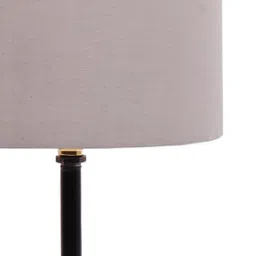 Devansh Grey Self Design Traditional Table Lamp with Shade image 5