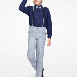 Jeetethnics Boys Blue Shirt with Trousers-image-71