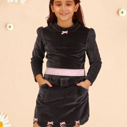 CUTECUMBER Girls Long Sleeves Top with Skirt-image-66