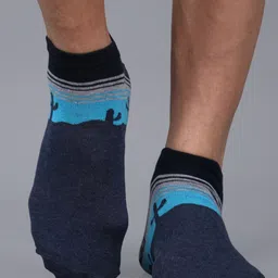 Dollar Socks Pack of 3 Patterned Cotton Shoe Liner-Length Sock-27