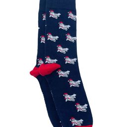 Mint & Oak Men Patterned Anti Microbial Calf Length Socks-0