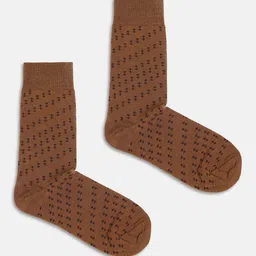Blackberrys Men Patterned Cotton Calf Length Socks-44