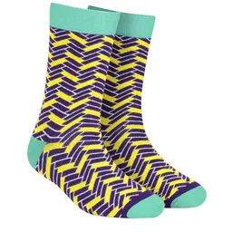 Dynamocks Unisex Pack Of 2 Patterned Mono & Urbane Calf Length Socks image 3