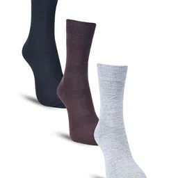 Dollar Socks Men Pack of 3 Cotton Calf-Length Socks-image-89