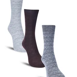 Dollar Socks Men Pack of 3 Cotton Calf-Length Socks-image-71