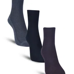 Dollar Socks Men Pack of 3 Cotton Calf-Length Socks-image-76