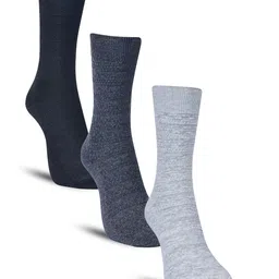 Dollar Socks Men Pack of 3 Cotton Calf-Length Socks-image-67